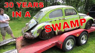 Can It Be Saved Flooded 58 Beetle, Engine Pull/teardown