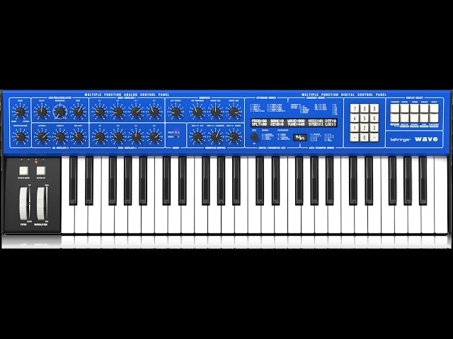 Behringer Wave First 25 Presets - YouTube