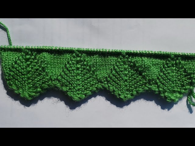 Latest and new knitting border design#30 for ladies /kids sweater