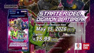 DIGIMON CARD GAME Starter Deck DIGIMON BEATBREAK [ST-23] Trailer