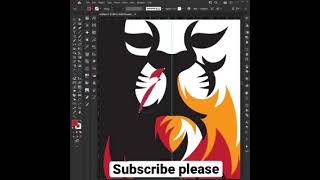 Lion vector drawing lesson in illustrator درس رسم اسد فكتور بالاليستريتور shorts tiktok