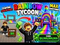 🌈 Starting From NOTHING to a MAX Rainbow Empire! 💰🚀 | Roblox Rainbow Tycoon