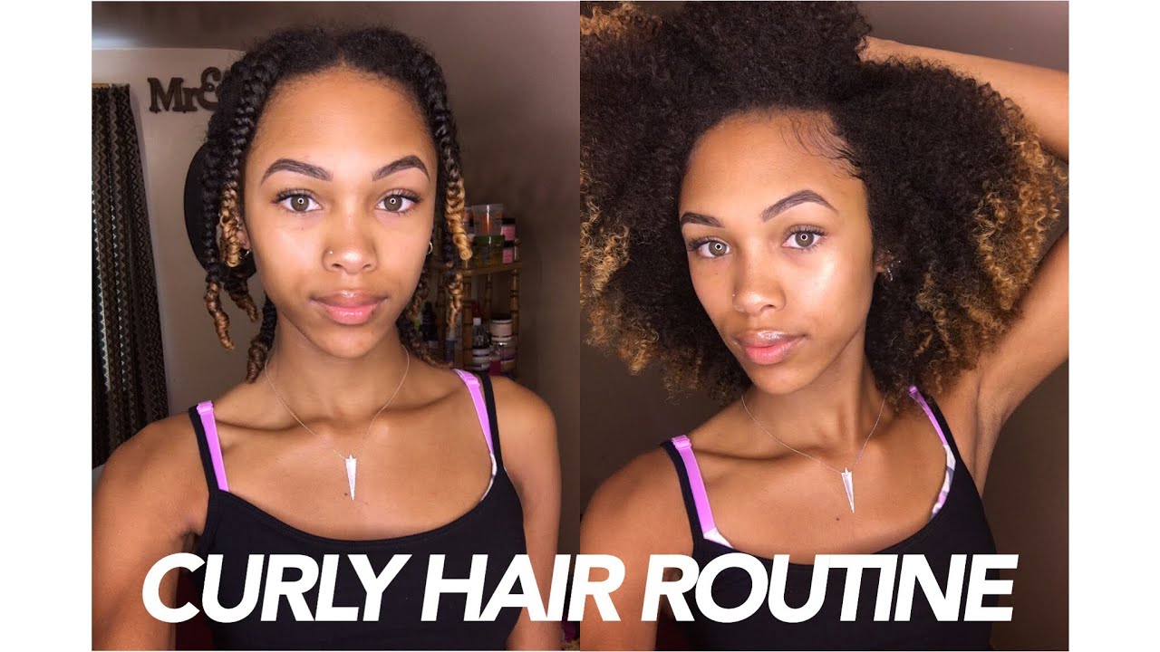 MY CURLY HAIR ROUTINE (2017) | MOISTURE & DEFINITION