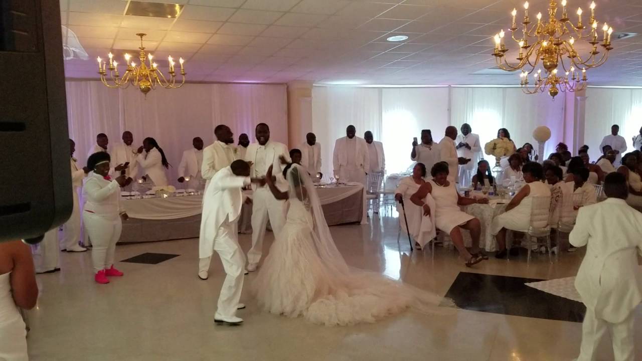 All White Wedding Reception Youtube