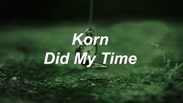 Korn - Did My Time [Español]