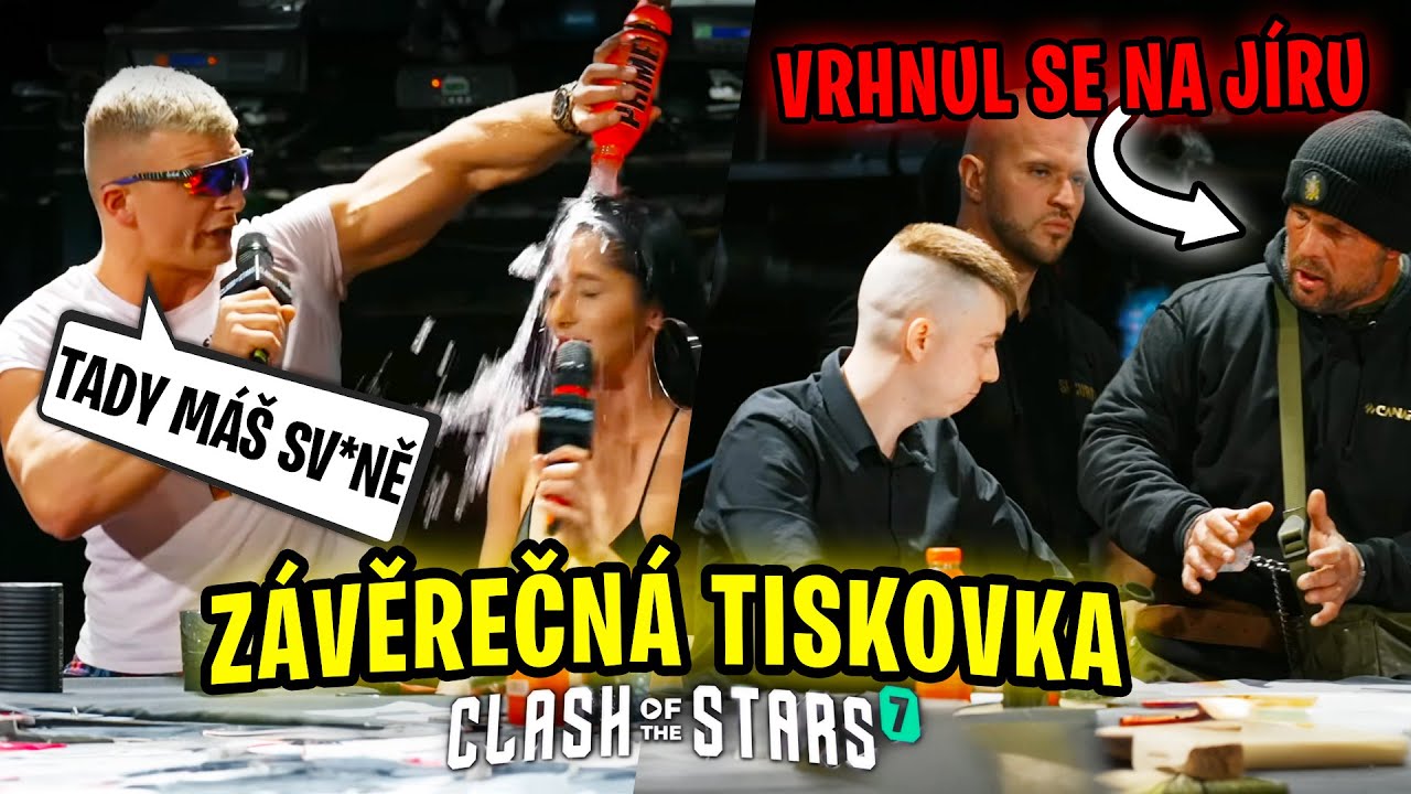 Reaguju na závěrečnou tiskovku Clash Of The Stars 7