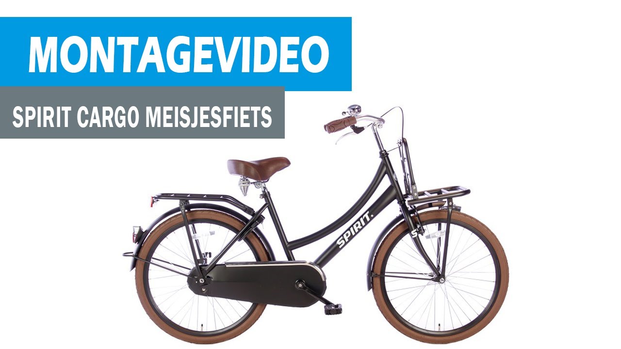 Spirit meisjesfiets montage video - Cargo