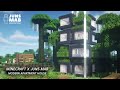 MINECRAFT :: How to Build a Modern house｜Minecraft Apartment House Tutorial #204