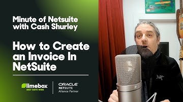 How to Create an Invoice in NetSuite