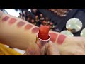 Lakme Absolute Matte Revolution Lipstick - 17 shades' swatch video