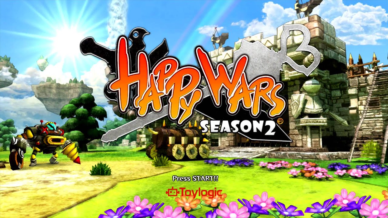Happy Wars Title Screen (Xbox 360)
