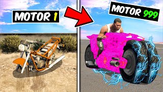 HER KAZA YAPTIĞIMDA MOTORSİKLETİM BÜYÜYOR 🏍️ - GTA 5 MODS