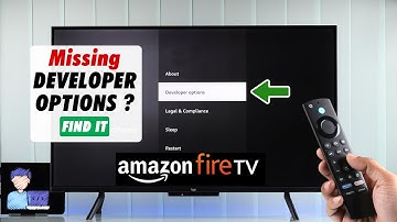 Amazon FIRE TV: How to Find Missing Developer Options! [Enable]