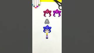 Sprunki OC Shelly Brawl Stars Hair Correcting Puzzle Game Easy Challenge #sprunki #brawlstars