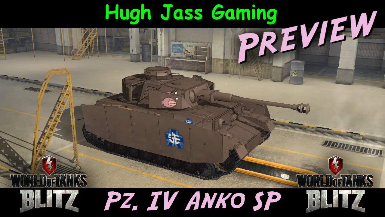 World Of Tanks Blitz Girls Und Panzer Iv H Anko Special Youtube