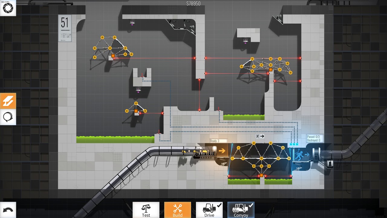 Bridge Constructor Portal Level 51 - YouTube