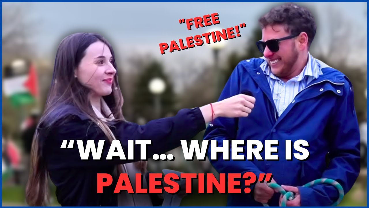 EXPOSED: Palestine Protestors Can’t Even Find It on a Map!