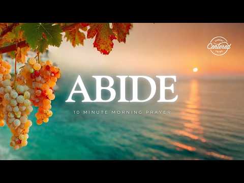 10-Minute Morning Prayer to Release Your Burdens | Abide in Jesus thumbnail