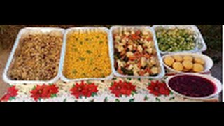Every year i make the same sides dishes to go with our turkey for
thanksgiving. corn sauteed in butter parsley bread stuffing
cranberries mashed po...
