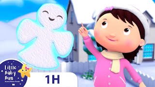 Snow Angels | LittleBabyBum | Nursery Rhymes &amp; Cartoons for Kids | Moonbug