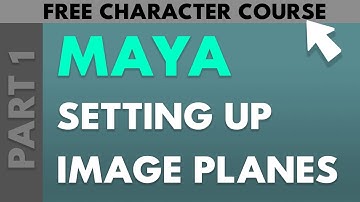 Maya Tutorial: How to set up Image Planes (Part 1 of 12)