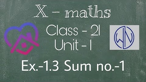 Class - 21 | 10th Maths | UNIT -1 | Relation & Function | Ex.-1.3 | Sum no.-1 - By Nivetha Bharathi