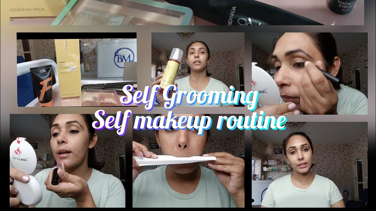 self Grooming course day3 daily makeup routine YouTube
