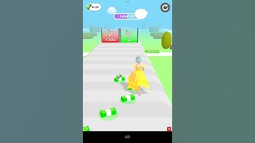 Princess Makeover Run || Level 30 #barbiegames #makeover #clumsykid #shorts #shortsfeed #fyp