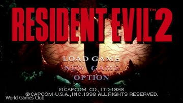 Resident Evil 2 (ps1) Full Game walkthrough Leon A