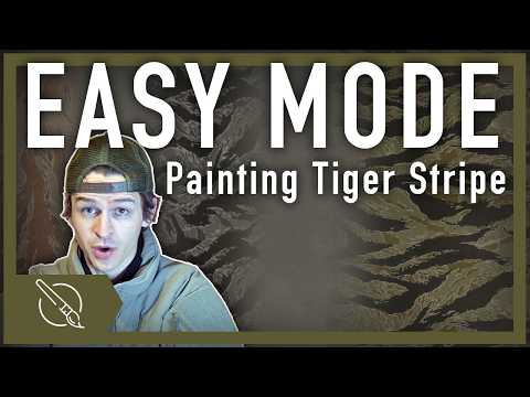 Tiger Stripe Camo is Actually Very Easy, here's how you do it.