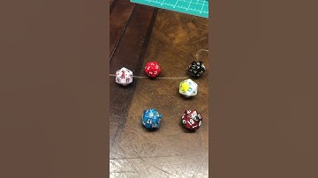 Roll DND Stats With 6 D20 #shorts #dnd