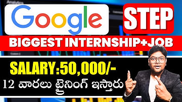 Finally Google STEP Internship 2025 Announced | Google Recruitment 2025 | Internship +Job