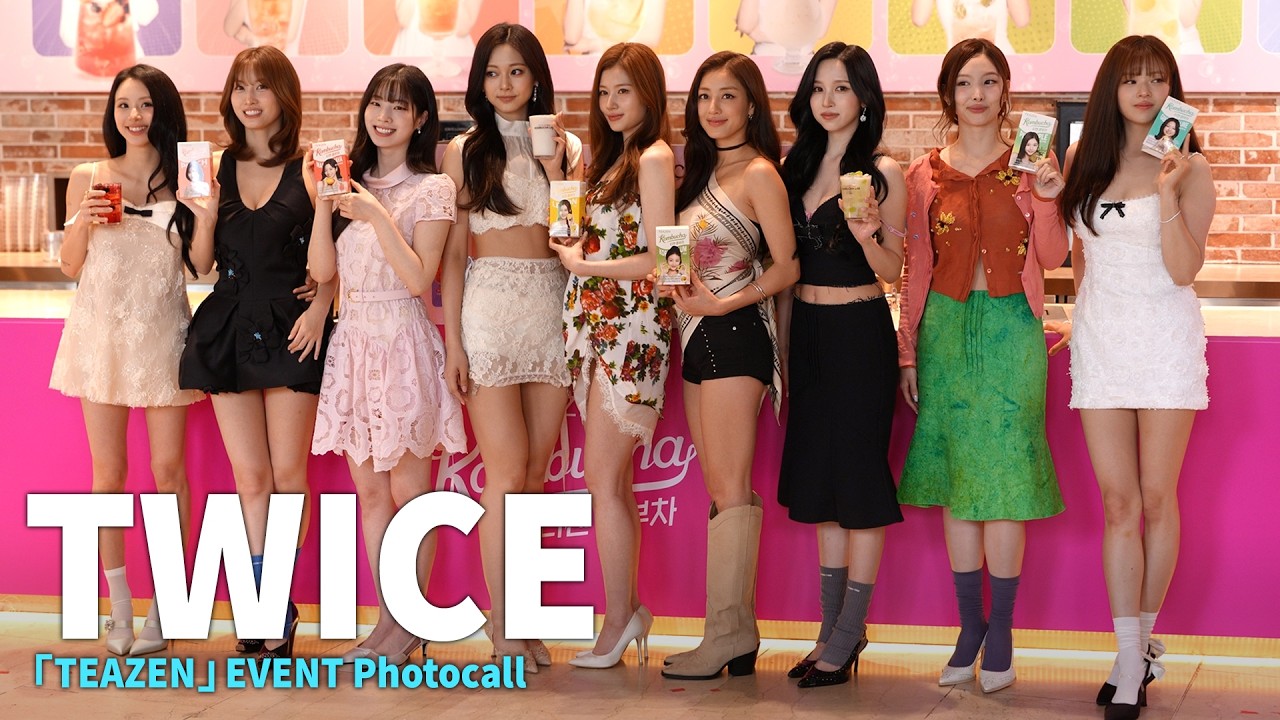 TWICE Attends TEAZEN Event, 9 Goddesses of Summer Each With Their