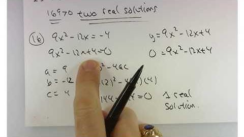 Mat 1150 Section 10.3 Equations that are quadratic in form