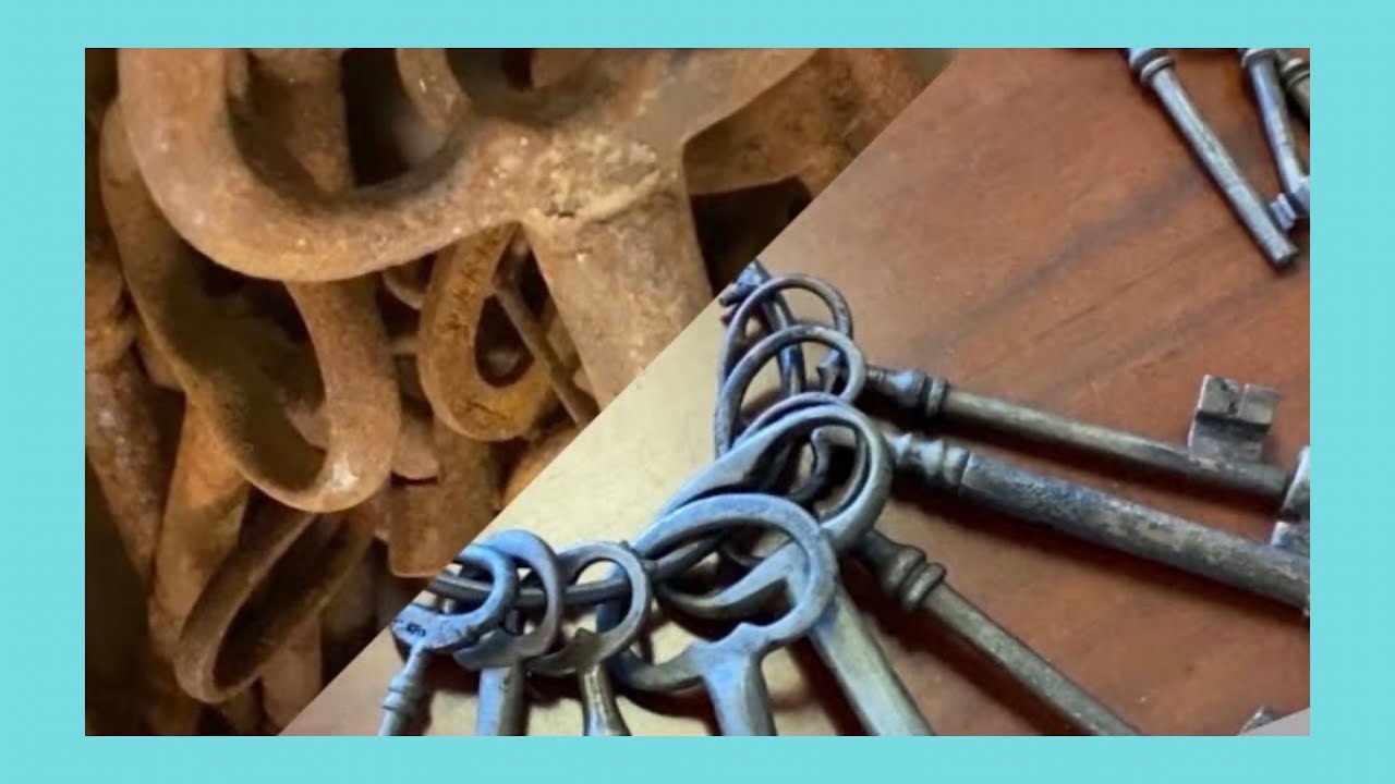 Restore Rusty Antique KEYS - YouTube