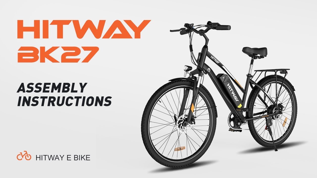 HITWAY BK27 Electric Bike 250W Motor Power 28" Wheel 2 YouTube player