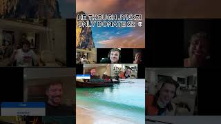 LOGAN THOUGHT JYNXZI ONLY DONATED 2-3K ☠