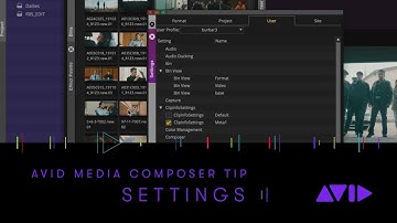 Avid Media Composer Tip – Settings