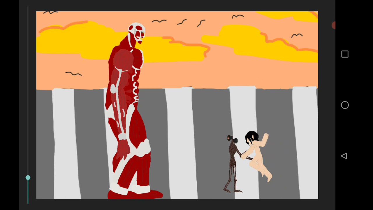 Colossal titan & Mikasa Eren Vs Great Mother Megaphone And Siren Head (40 sub Special)