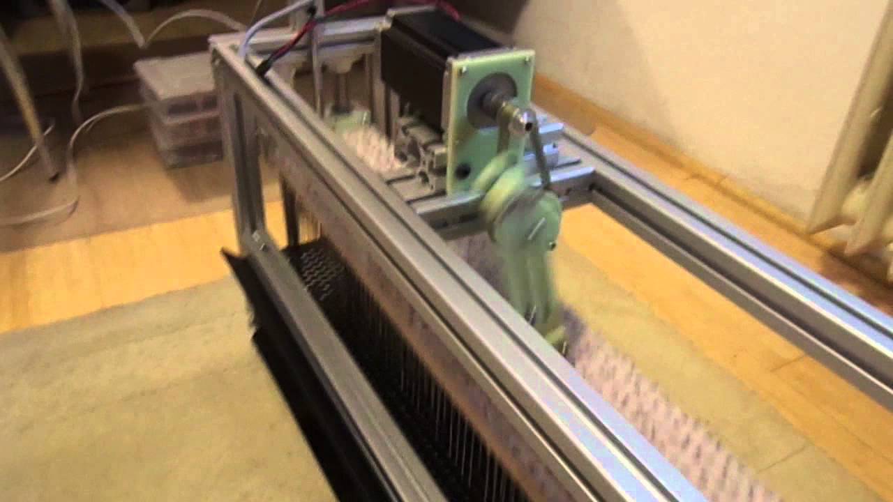 Homemade needle punching machine