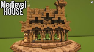 Minecraft: Small Medieval House Tutorial @LionCheater