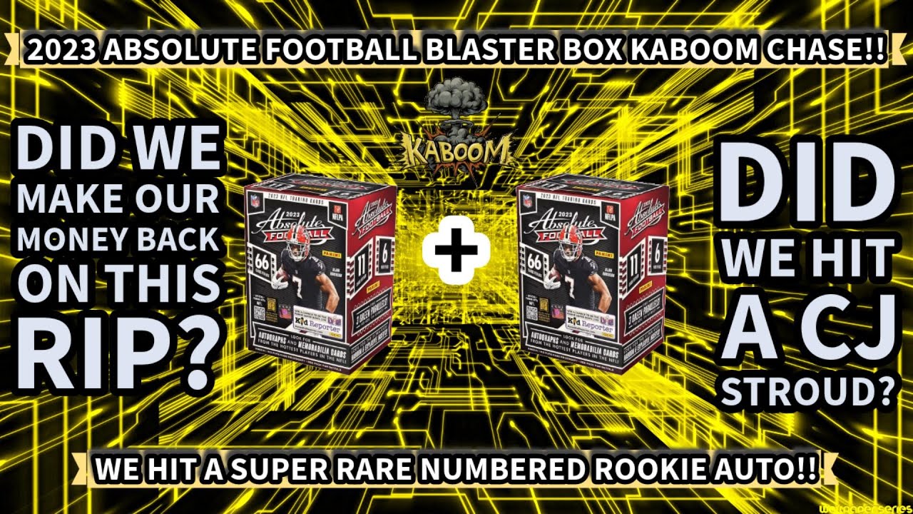 2023 ABSOLUTE NFL FOOTBALL BLASTER BOX!! RARE NUMBERED AUTO HIT! 