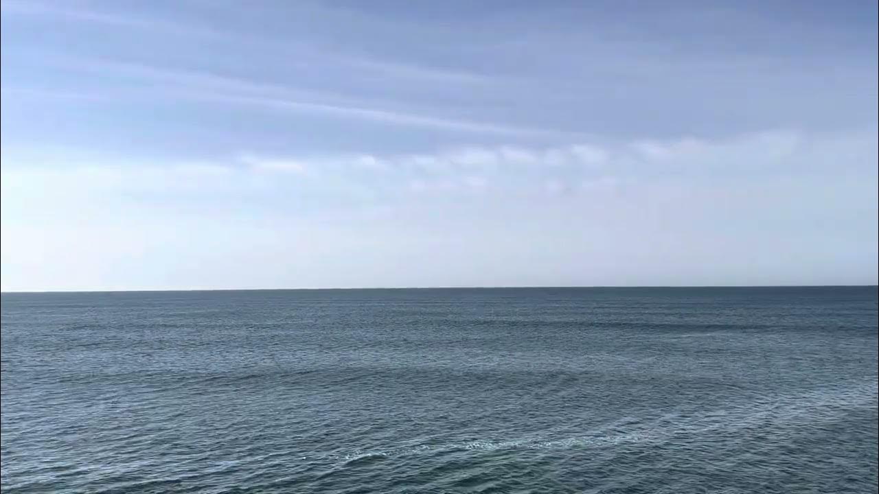 The calmest day on the Pacific Ocean I’ve ever seen YouTube