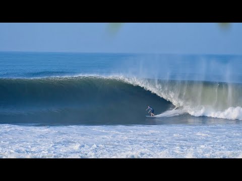 Surfers Charge Big Swell in Punta Roca, El Salvador