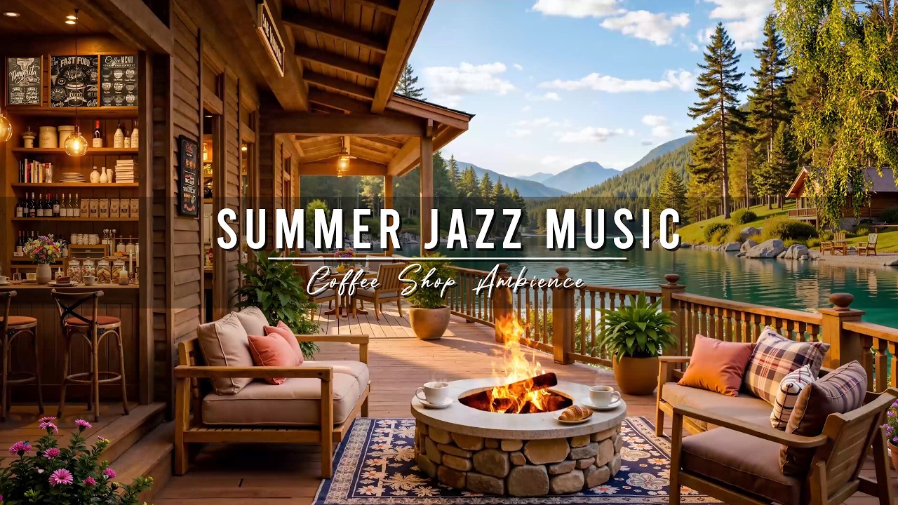 Relaxing Jazz Instrumental Music ~ Summer Porch Ambience ???? Smooth Piano Jazz Music for Stress Rel