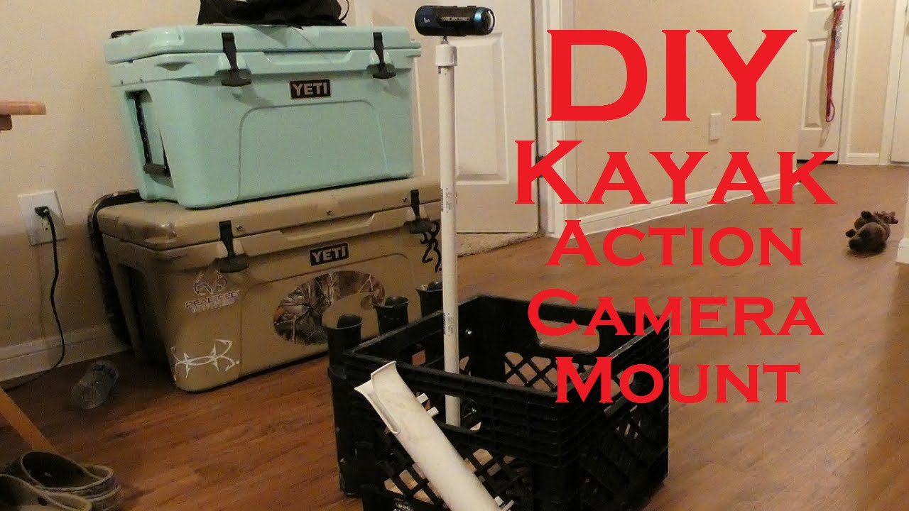 EASY DIY Kayak Fishing Camera Mount YouTube