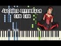 Jacques Offenbach Can Can Piano Tutorial Synthesia Download MIDI PDF Scores