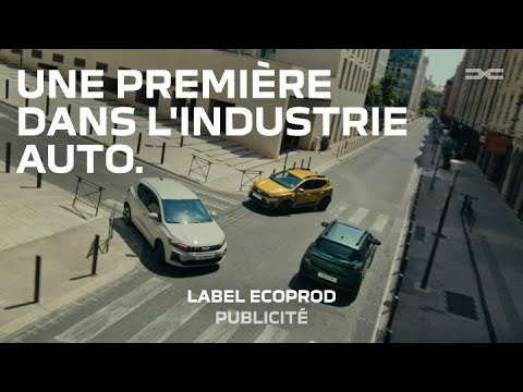 Dacia reçoit le label Ecoprod pour ses nouvelles campagnes