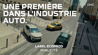 Dacia reçoit le label Ecoprod pour ses nouvelles campagnes