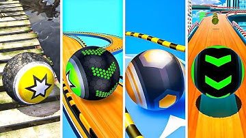 Satisfying Mobile Games! Sky Rolling Ball 3D • Max Level Gameplay Android, iOS #ANFAGAMES